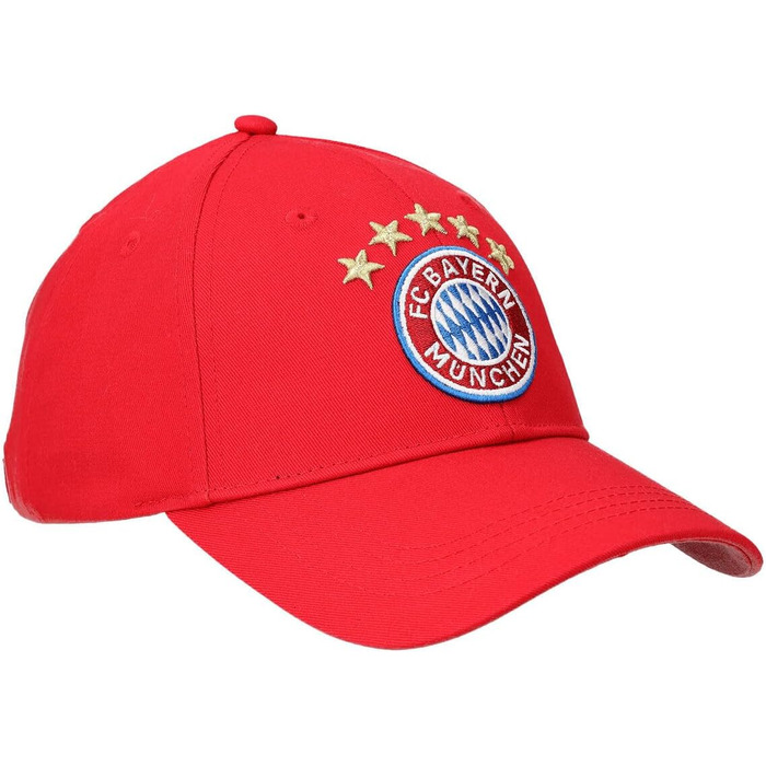 Кепка FC Bayern München з логотипом | Бавовна | Для дорослих | Червоний, темно-синій | Універсальний розмір