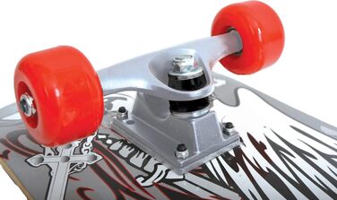 Скейтборд Schildkröt Kicker 31', повний комплект для початківців, конкавна дека з подвійним кік-тайлом, 9-шарова канадська береза, підшипники ABEC5, модель Phantom