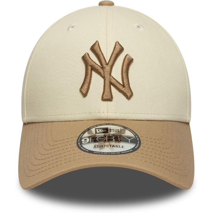 Кепка New Era 9Forty New York Yankees — Регульована бейсболка з вигнутим візерунком, офіційний логотип MLB, One Size