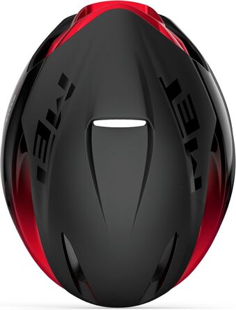 Велошолом MET Manta MIPS чорний/червоний, аеродинамічний, захист голови