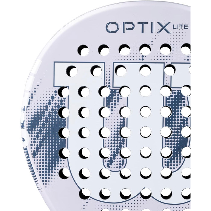 Ракетка для падел Wilson Optix V2 Lite (фіолетова) - легка, для початківців, з скловолокном, 50x29.9x7 см