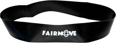 Еластичні стрічки FAIR Move для фітнесу та йоги, 100% натуральний латекс, сила 4.5 кг, чорний колір