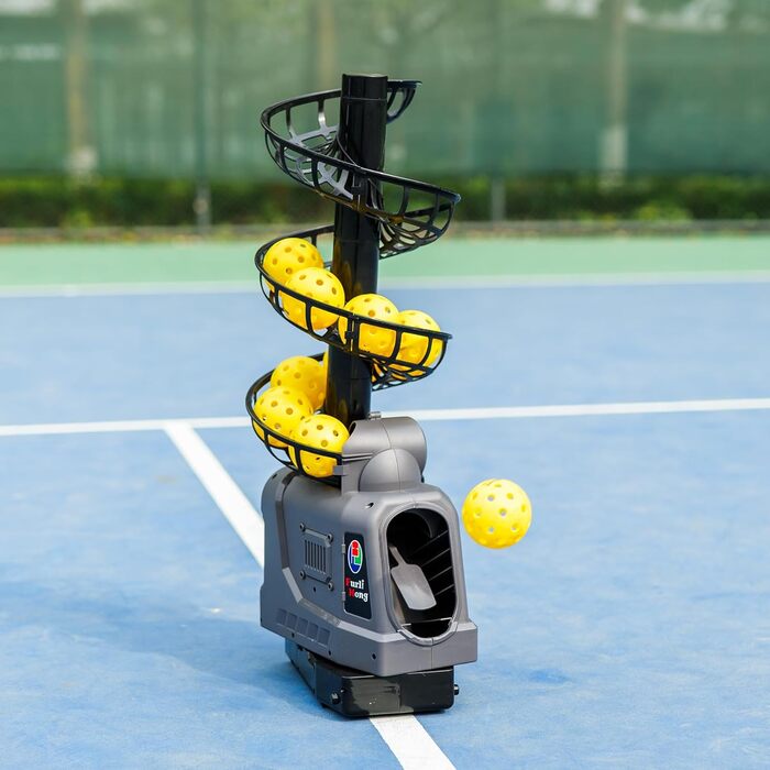 Pickleball машина з авто-гойдалки: регулювання кута та швидкості, портативна для гри в приміщенні та на вулиці