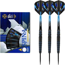 Універсальні дротики для дорослих Spina Black Steeltip, сталь