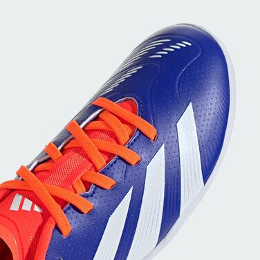Футбольні бутси adidas Predator League J для газону, розмір 38 EU, кольори: Lucid Blue, Cloud White, Solar Red