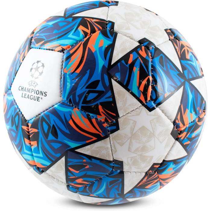 Футбол Ліги Чемпіонів УЄФА: білий, синій, зелений (блакитний, оранжевий)