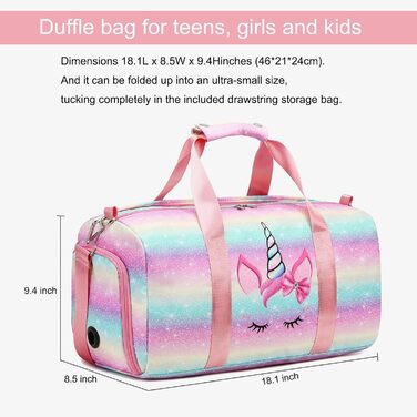 Спортивна сумка для підлітків з відділеннями для взуття та мокрого одягу, рожевий мармур (07)