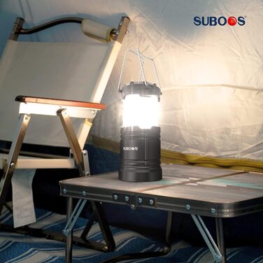 Налобний ліхтар SUBOOS для кемпінгу, зарядний, гібридний: сонячна енергія та батарейки AA, з гачком та магнітним основанням, для відпочинку на природі, виживання та відключень електроенергії