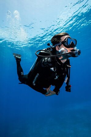 Ласти SCUBAPRO GO Sport з відкритою п'ятою, чорні, XL, для дайвінгу