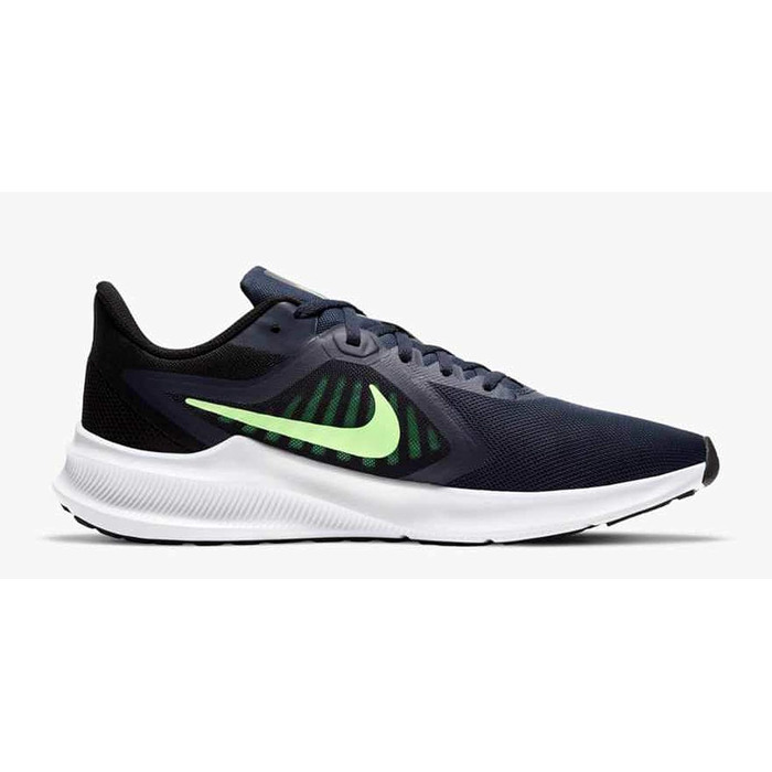 Кросівки для бігу Nike Downshifter 10 чоловічі (40.5 EU, Obsidian Lime Glow Black)