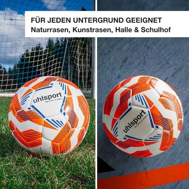 М'яч для футболу UHLSPORT Kinder 290 Ultra Lite Addglue - легкий та м'який, для дітей до 10 років