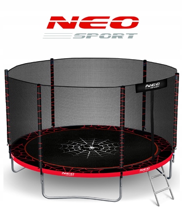 Батут із сіткою Neo-sport 374 см FT 12 (365-374 см)
