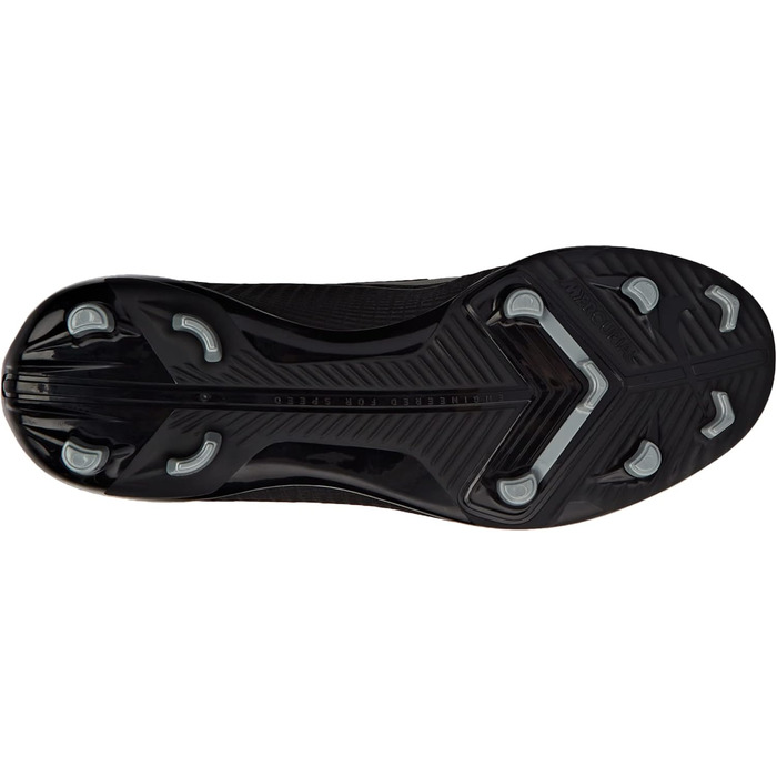 Дитячі футбольні бутси Nike Jr. Vapor 14 Club FG/MG, 37.5 EU, чорний/сірий/чорний