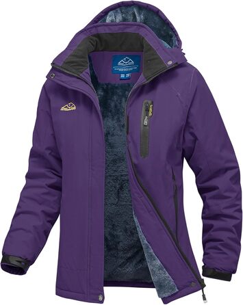 Жіноча зимова куртка YSENTO, водонепроникна, софтшел, тепла, вітрозахисна, для сноуборду та активного відпочинку (фіолетовий, S)