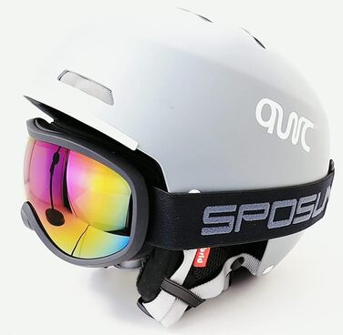 Лижна маска SPOSUNE для дорослих і дітей, сноуборд-окуляри OTG, антифог, UV400, ударостійкі, сумісні з шоломом, для катання на лижах та роликах