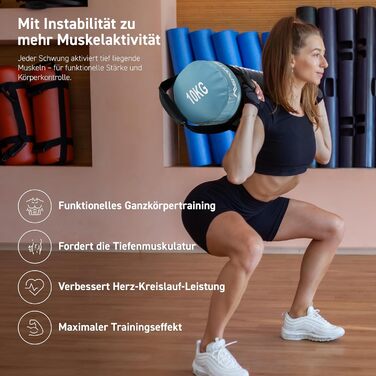 MSPORTS Power Bag Premium 5-30 кг: Фітнес-мішок для функціональних тренувань, вага 5-30 кг