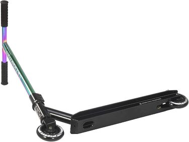 Скутер RAVEN для трюків, 100 мм PU колеса, підшипники ABEC-9, Neo Chrome (для дітей та підлітків)