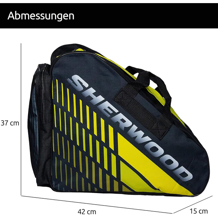 Сумка для ковзанів Sherwood Yellowline: для ковзанів, роликів та хокею (для дорослих та дітей)