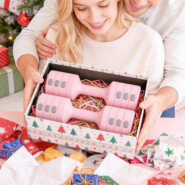 Набір змінених гантелей для жінок, 1-5 кг, 2 шт. (короткі гантелі) 4-в-1 для дому та фітнесу, тренування вдома