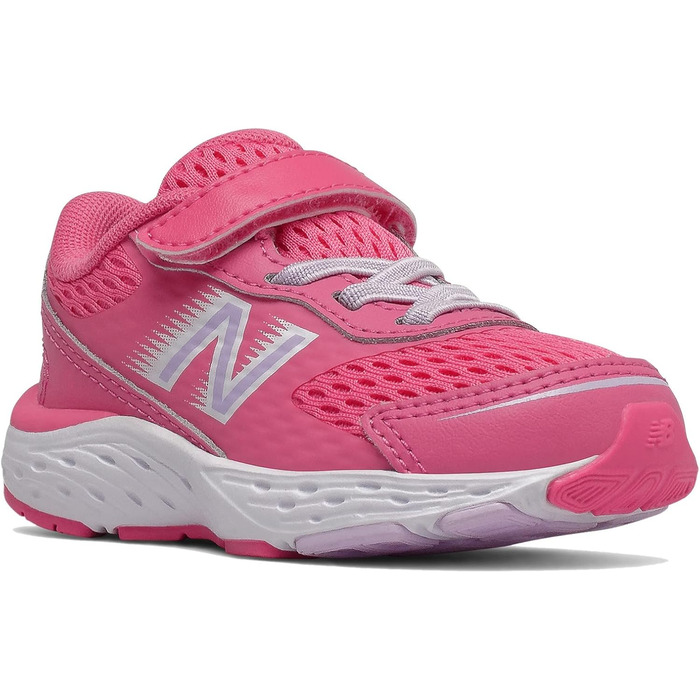 Дитячі кросівки New Balance 680 V6 для бігу, рожевий колір, ширина 22 EU