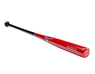 Біта бейсбольна Mizuno Pro Fungo Maple Hybrid 94 см червона з глянцевим покриттям для інфілду та аутфілду