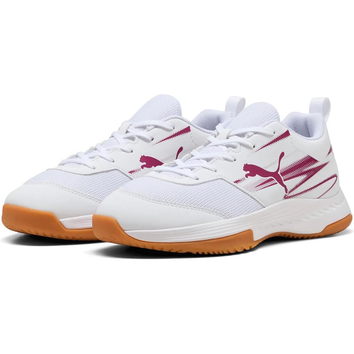 Дитячі кросівки PUMA Varion II Jr для залу (indoor) - 37 EU, білий/ягідний