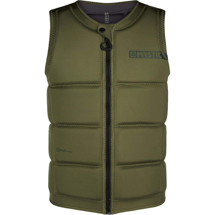 Рятувальний жилет для кайтсерфінгу та віндсерфінгу Mystic Watersports Star Impact Front Zip для чоловіків, бензиновий