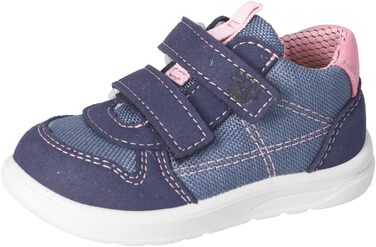 Черевики RICOSTA для дівчаток та хлопчиків SAM, дитячі черевики для перших кроків, ширина: середня, знімна устілка, веганські (24 EU, Ozean Nebel Rosa 140)