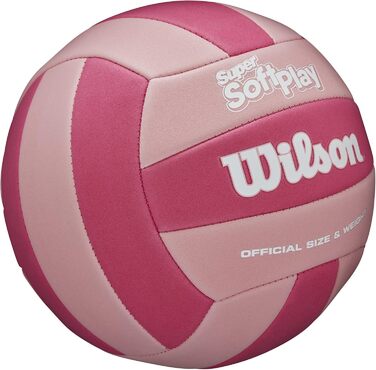 Волейбольний м'яч WILSON Super Soft Play Outdoor, офіційний розмір, для відпочинку