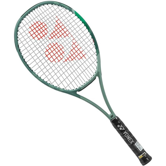 Тенісна ракетка YONEX Percept 100 300 г для змагань, світло-зелена/оливкова, без струн