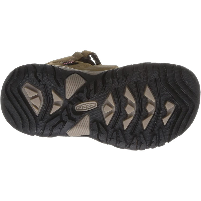 KEEN Ridge Flex Mid - водонепроникні трекінгові черевики для дітей, 29 EU, Bison Red Carpet