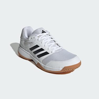Кросівки Adidas Speedcourt для залу для чоловіків, розмір 43 1/3 EU, білий, чорний, gum