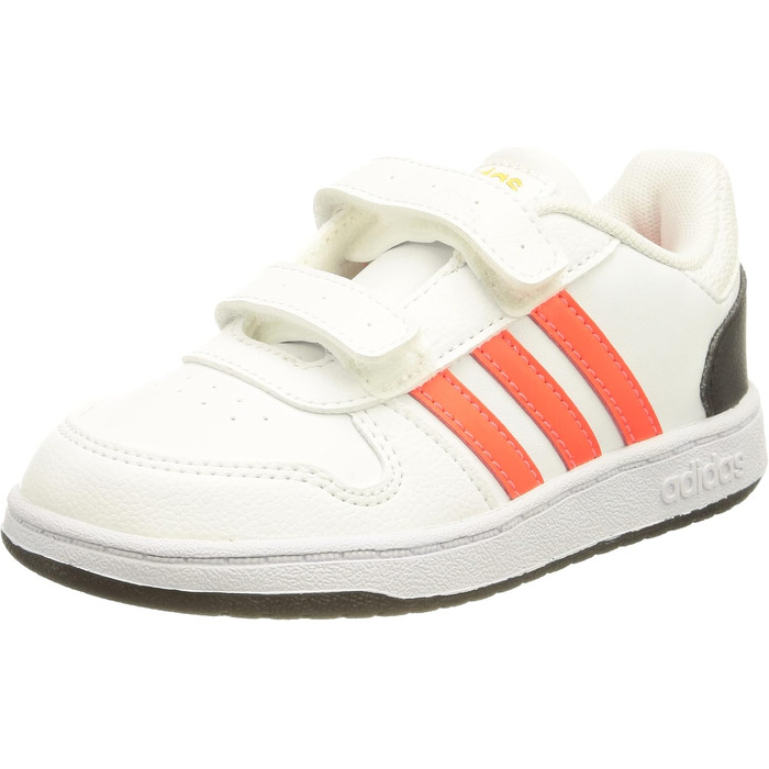 Кросівки баскетбольні adidas Hoops 2.0 CMF C (26 EU, білий/червоний/чорний)