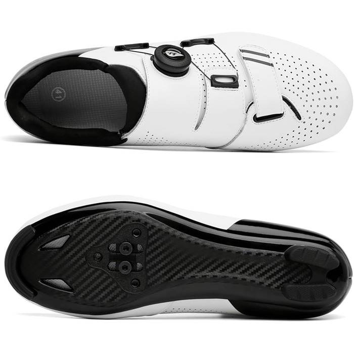 Велотуфлі NGARY для чоловіків та жінок, сумісні з Peloton, Look, SPD, SPD-SL, Delta, білі