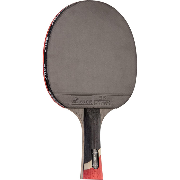 Тенісна ракетка STIGA Pro Carbon Performance-Level для турнірів з карбоновою технологією (червоно-синя)