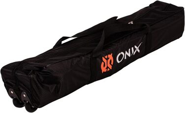 Onix Pickleball 2-в-1 портативна сітка та тренувальний набір, з сумкою на колесах, біла