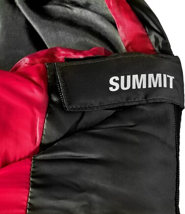 Червоний спальний мішок Kinder Schlafsack для дітей, 165 см, дихаючий та водонепроникний, для кемпінгу, з чохлом для зберігання