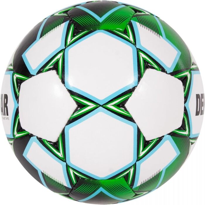 Футбольний м'яч DERBYSTAR Planet APS v21, біло-зелено-чорний, розмір 5