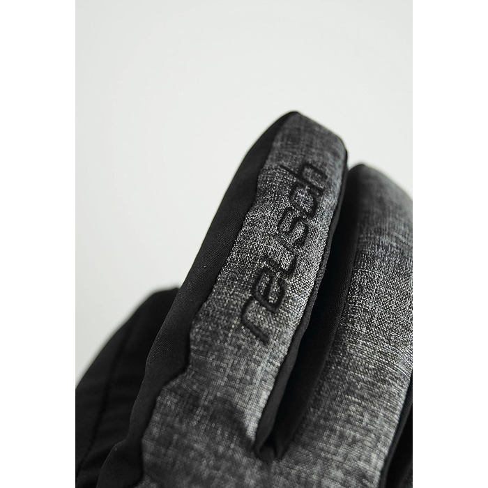 Жіночі гірськолижні рукавички Reusch Softshell, водонепроникні та теплі (чорно-сірі, розмір 7.5)