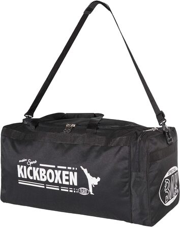 Спортивна сумка BAY XL для кікбоксингу, муай-тай, тренувань, чорна, 70x32x30 см