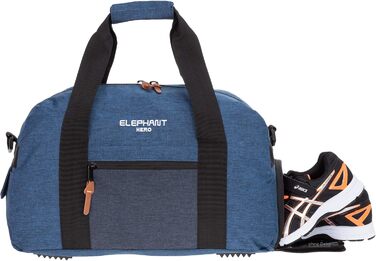 Спортивна сумка Elephant Hero Signature з відділенням для взуття, синя, для хлопчиків, дівчат, жінок і чоловіків