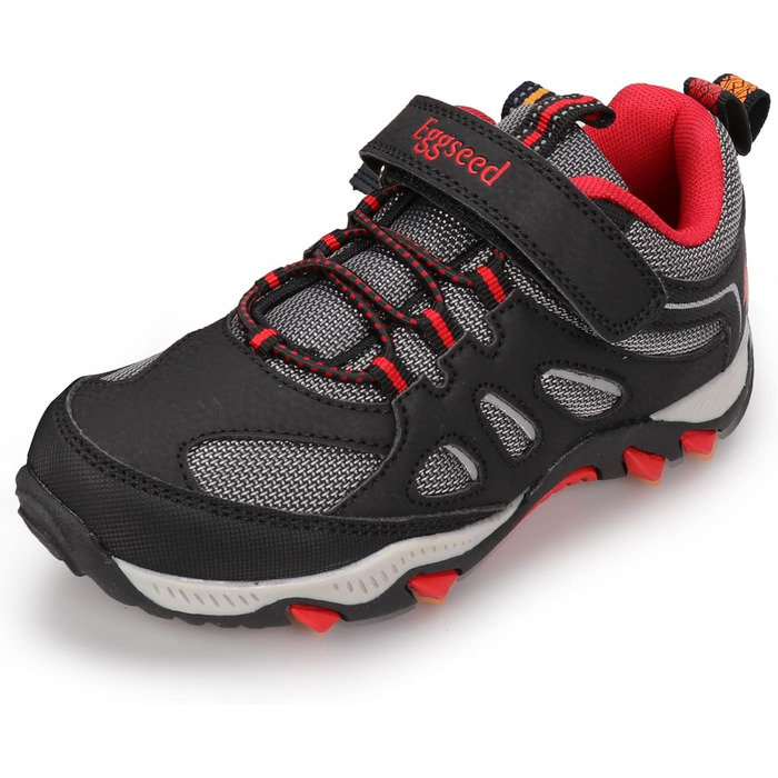 Дитячі кросівки UOVO для бігу та прогулянок, чорно-червоні, розмір 39