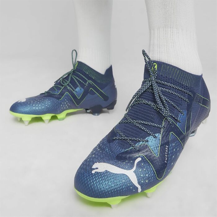Футбольні бутси PUMA Future Ultimate Mxsg (35.5 EU) – унісекс, кольори: Persian Blue, Puma White, Pro Green