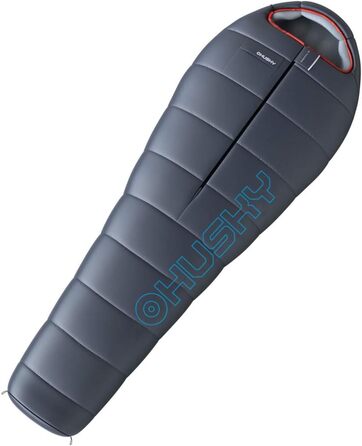 Сплячий мішок Husky Anapurna -28°C | Мішок для сну для трекінгу, піших прогулянок та кемпінгу | Сірий