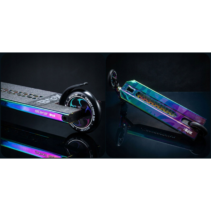 Трюковий самокат SOKE BOX kameleon SCS ABEC-9 HOLLOW CORE 110