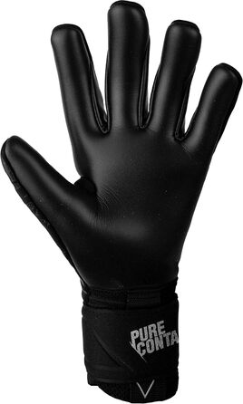 Воротарські рукавички Reusch Pure Contact Infinity для дорослих, чорні, розмір 10.5, з відмінним зчепленням та внутрішнім швом