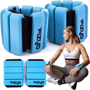 Набір регульованих важелів на зап'ястя Fizyo (2 шт.) - 225г для йоги, танців, пілатесу, кардіо