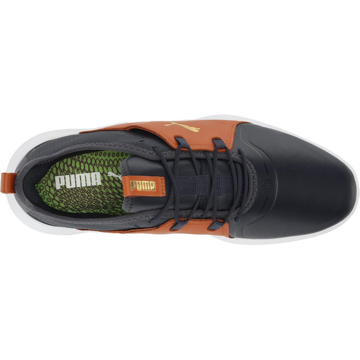 Жіночі гольф-взуття Puma Ignite Fasten8 WMNS, 41 EU, Navy Blazer Gold Leather Brown