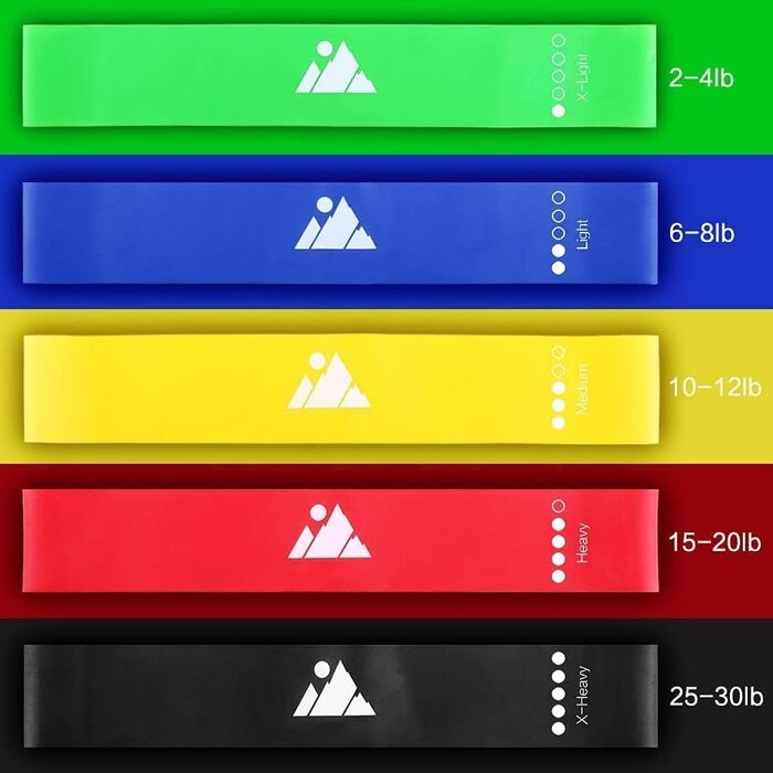 Набір еластичних стрічок для фітнесу AGM, гумові стрічки з ручками для силових тренувань, фітнес-гумки для дому, еластичний трос (X0056)