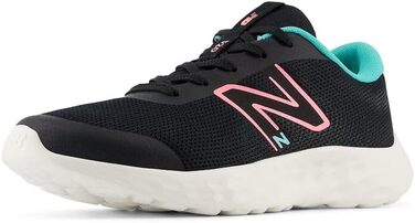 Кросівки New Balance 411v3 для дітей та дорослих (6.5 Wide, чорний, ультра-рожевий, кишеньковий смарагд)